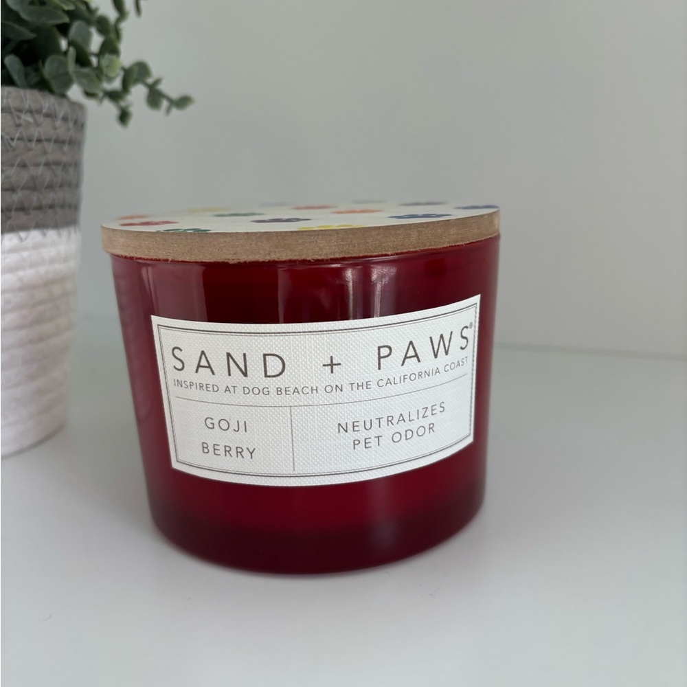 New Sand + Paws GOJI BERRY Candle